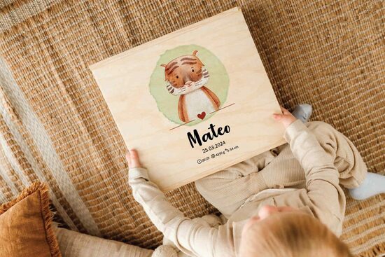 Atmiņu kaste ar tīģeri